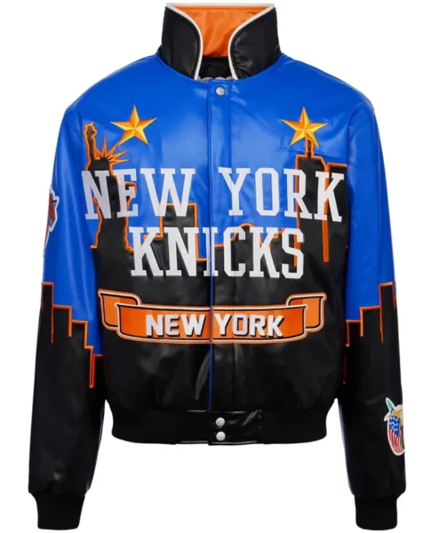 Jeff Hamilton Karl Anthony Towns NY Knicks Skyline Jacket