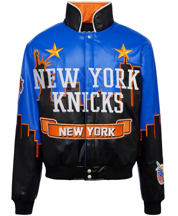 Jeff Hamilton Karl Anthony Towns NY Knicks Skyline Jacket
