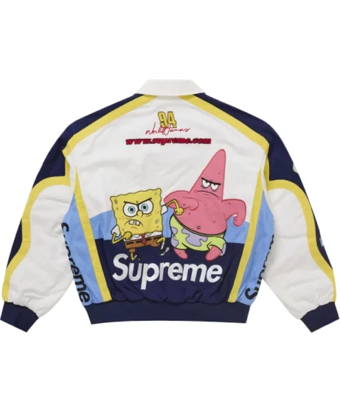 Jeff Hamilton Supreme SpongeBob SquarePants Racing Jacket