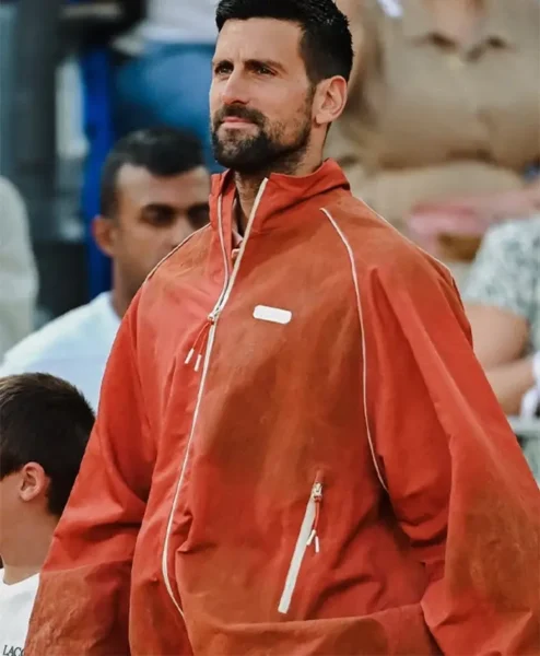 Lacoste Novak Djokovic Orange Track Jacket