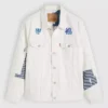 Levi’s Type III White Denim Trucker Jacket