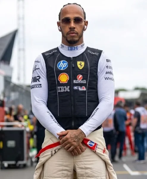 Lewis Hamilton F1 Miami Grand Prix Black Vest