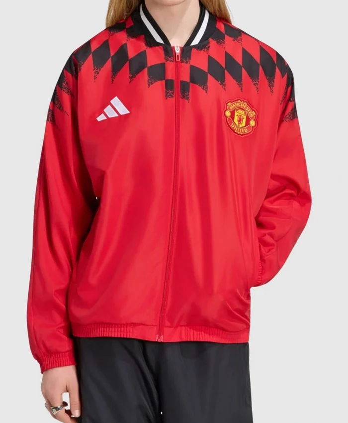 Manchester United x Adidas Red Stadium Jacket