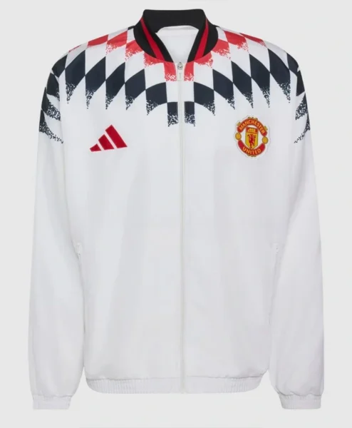 Manchester United x Stadium Adidas White Jacket