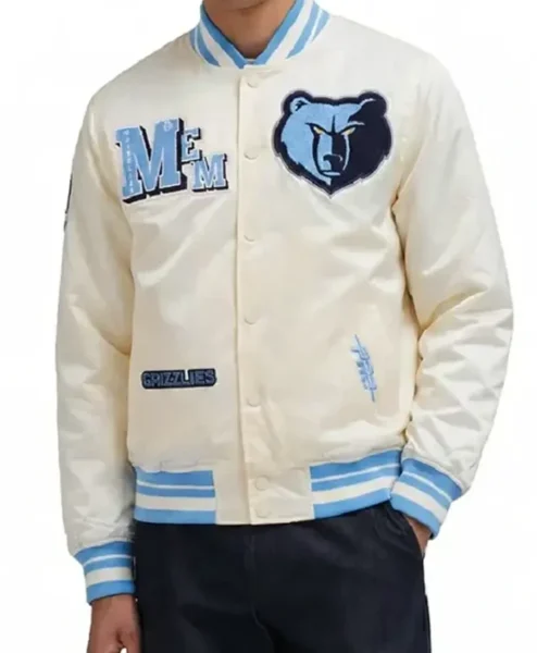 Memphis Grizzlies Best of Rib Satin Jacket