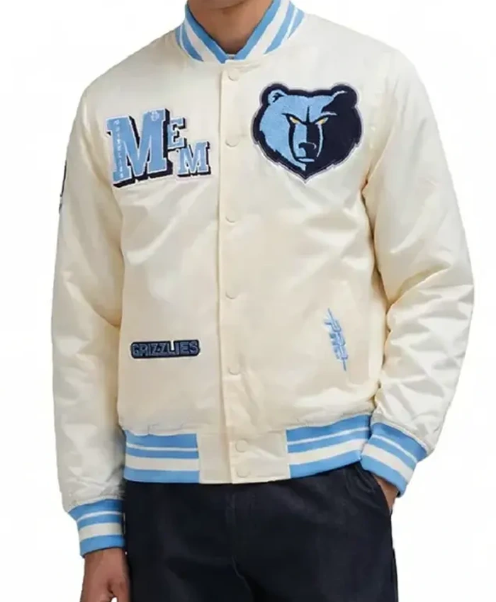 Memphis Grizzlies Best of Rib Satin Jacket