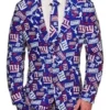 Mens Fan New York Giants Suit Jacket