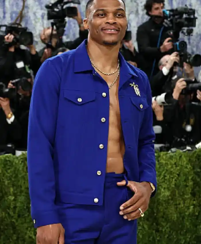 Met Gala 2026 Russell Westbrook Blue Jacket
