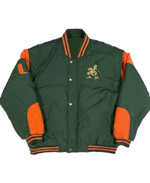 Miami Hurricanes Vintage 1990s Varsity Jacket