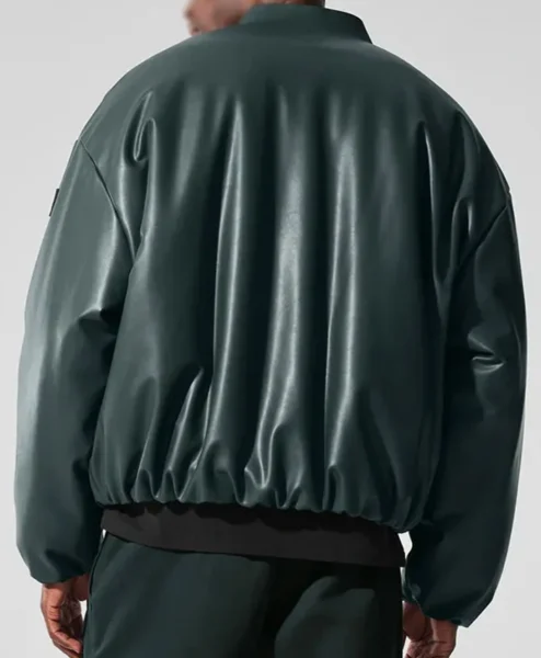 Off Campus S01 Belmont Cameli Green Leather Jacket