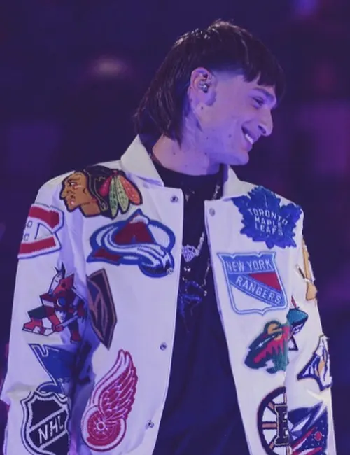 Peso Pluma Hockey Jacket For Sale