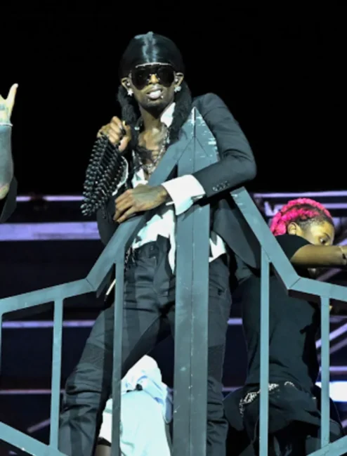 Playboi Carti Rolling Loud Fringe Blazer