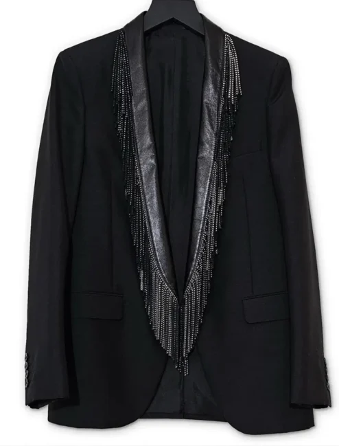Playboi Carti Saint Laurent SS16 Fringe Blazer