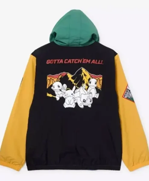 Pokemon Colorblock Windbreaker Jacket