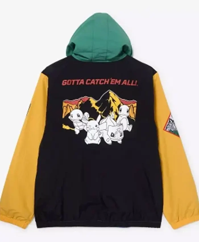 Pokemon Colorblock Windbreaker Jacket