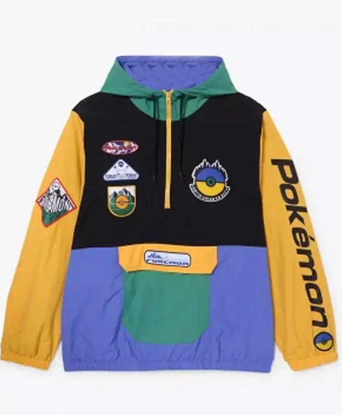 Pokemon Windbreaker Colorblock Jacket