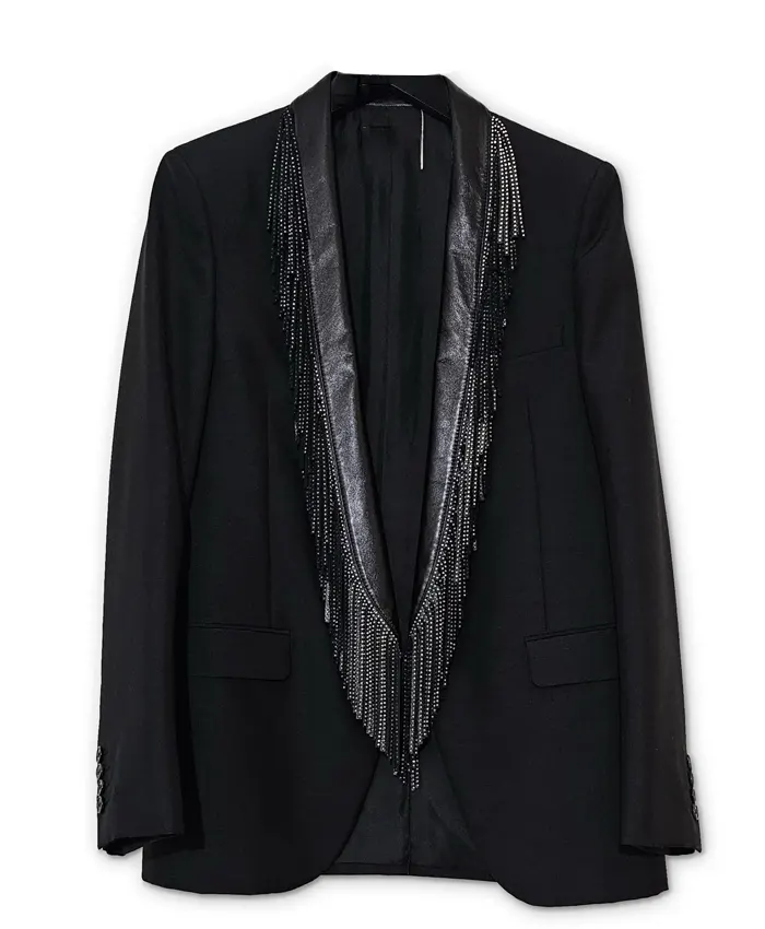 Rolling Loud 2026 Playboi Carti Fringe Black Blazer