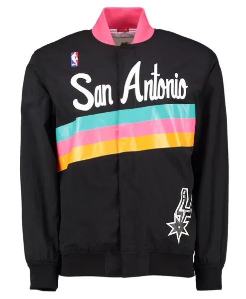 San Antonio Spurs Warm Up Black Jacket