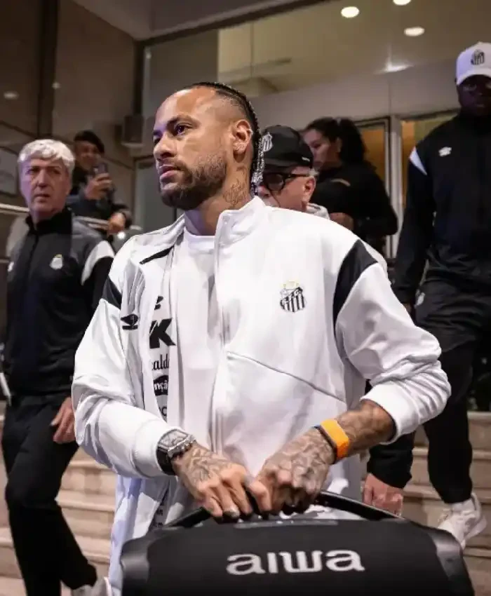 Santos FC Neymar Track White Jacket
