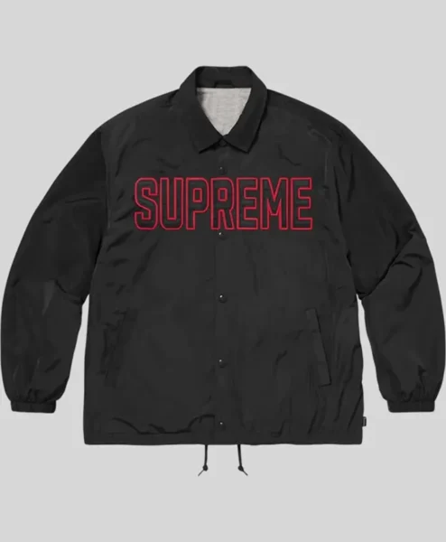 Supreme Spellout Coaches Jacket Black