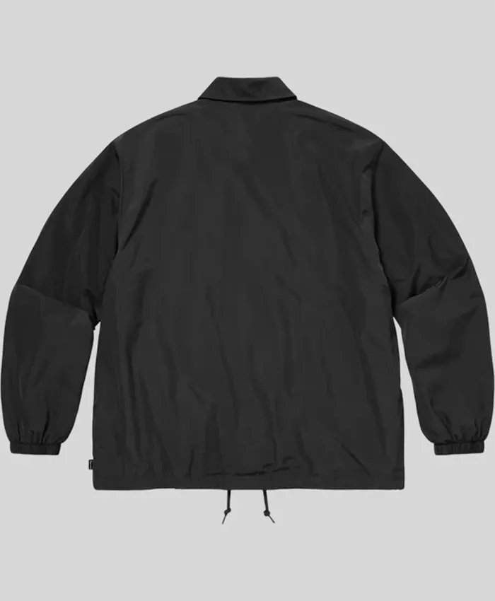 Supreme Spellout Coaches Jacket Black Back