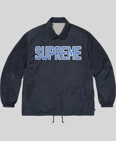 Supreme Spellout Coaches Jacket Blue