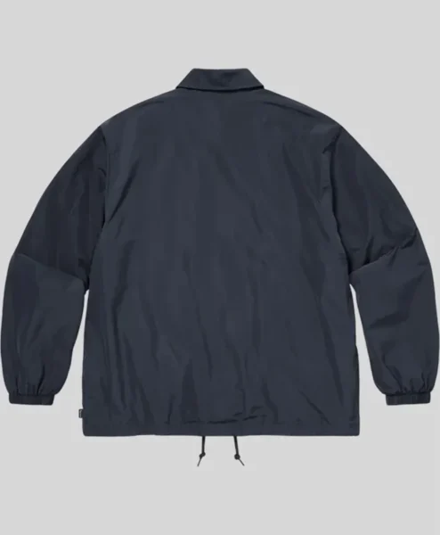 Supreme Spellout Coaches Jacket Blue Back