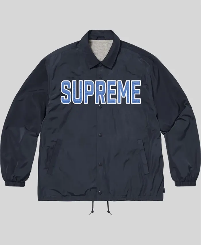 Supreme Spellout Coaches Jacket Blue