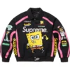 Supreme SpongeBob SquarePants Jeff Hamilton Racing Jacket