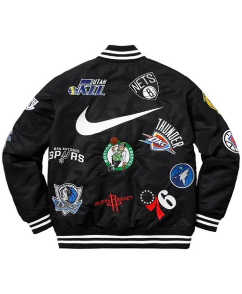 Supreme X Nike x NBA Teams Warm Up Varsity Jacket