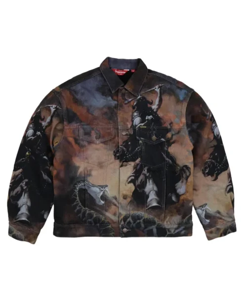Supreme x Frank Frazetta Brown Jacket