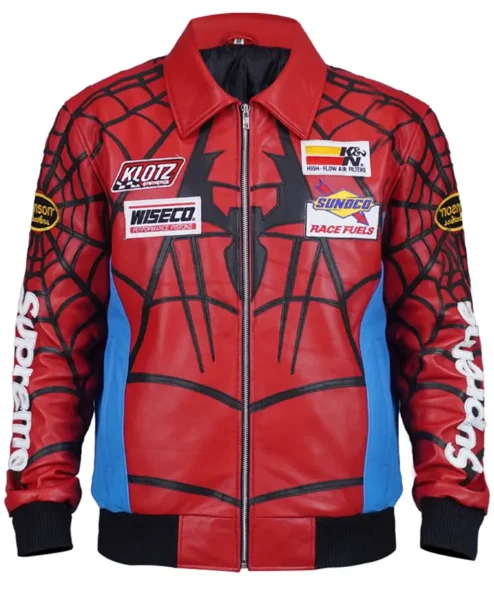 Supreme x Vanson Leathers x Spider Man Jacket SS26 1