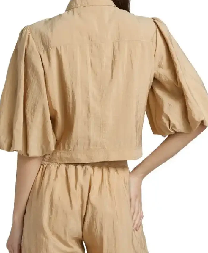The View 2026 Joy Behar Cropped Beige Jacket
