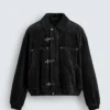 Zara Corduroy Fireman Clasp Jacket