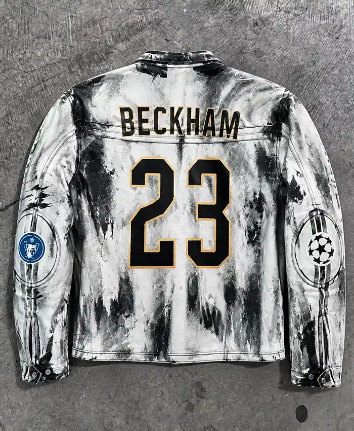 424 x Under Armour Real Madrid Leather Jacket Back