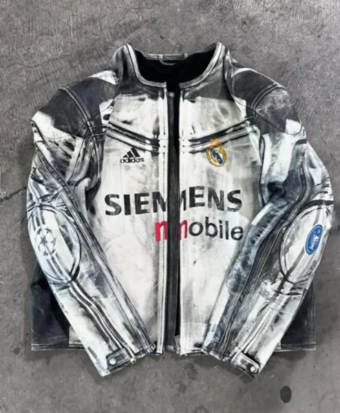 424 x Under Armour Real Madrid Leather Jacket For Sale