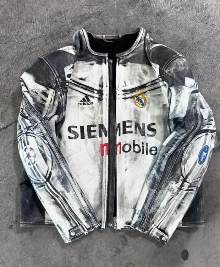 424 x Under Armour Real Madrid Leather Jacket For Sale