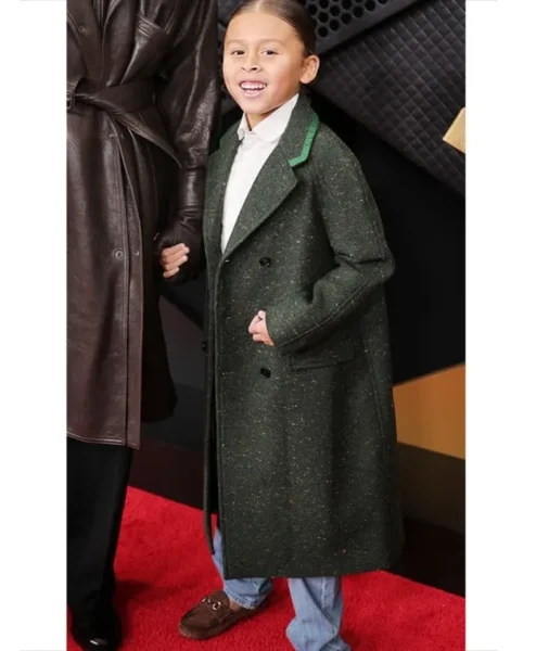 68th GRAMMY Awards 2026 Aeko Catori Green Coat.webp