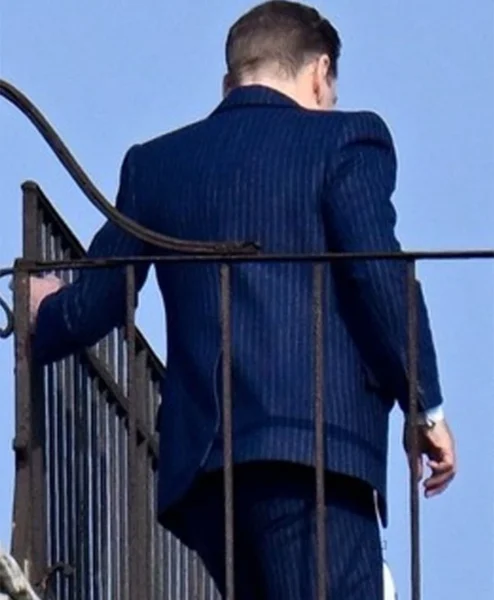 A Haunting in Venice Kenneth Branagh Blue Suit back.webp