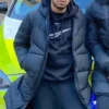 Adam Deacon Sumotherhood Black Hooded Coat front.webp