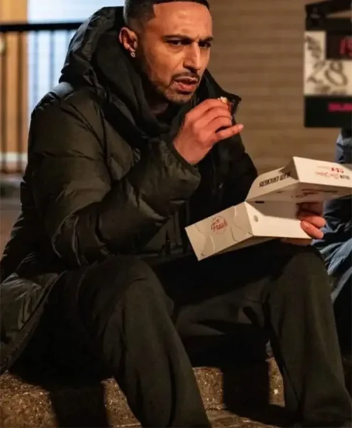 Adam Deacon Sumotherhood Black Hooded Coat right.webp