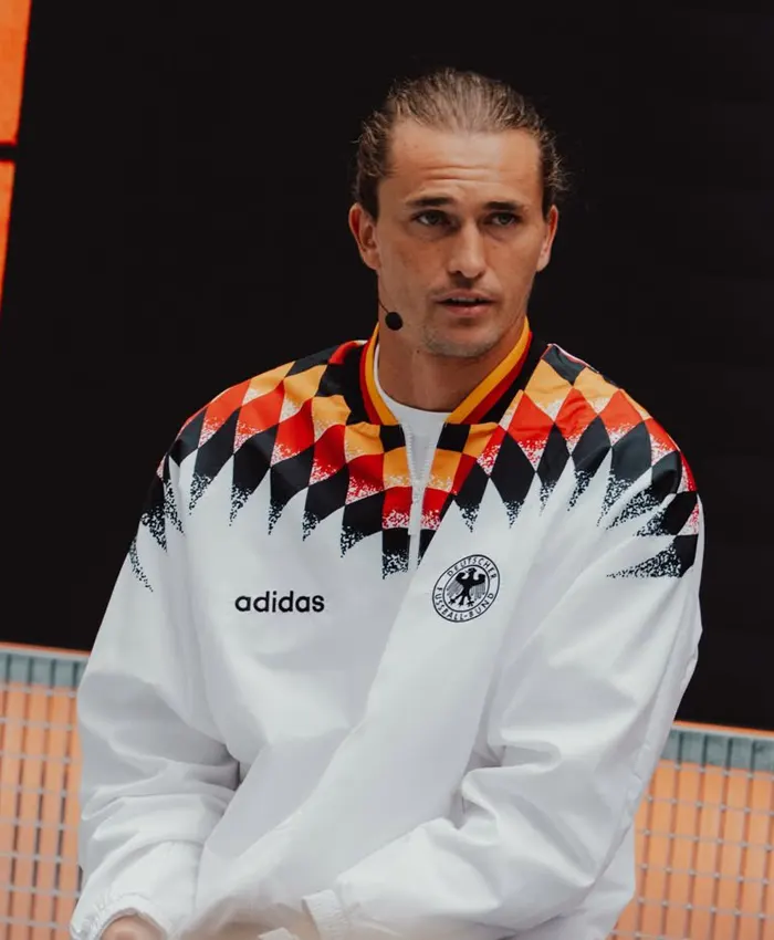 Alexander Zverev Adidas Germany 1994 Jacket Front