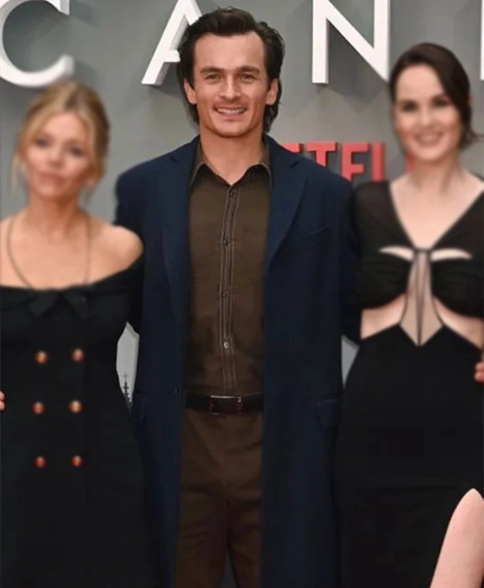 Anatomy Of A Scandal Rupert Friend Event Blue Coat front open.webp