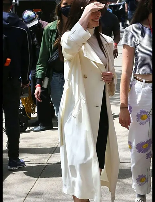 Anne Hathaway She Came to Me Trench Coat For Women.webp