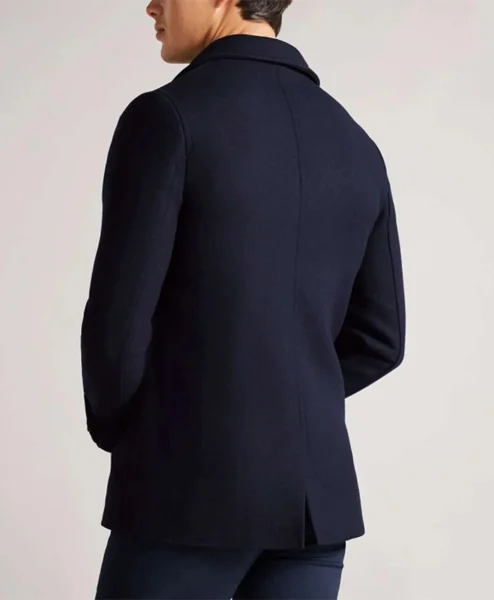 Archive 81 Mark Higgins Navy Blue Pea Coat back.webp