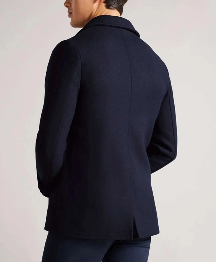 Archive 81 Mark Higgins Navy Blue Pea Coat back.webp
