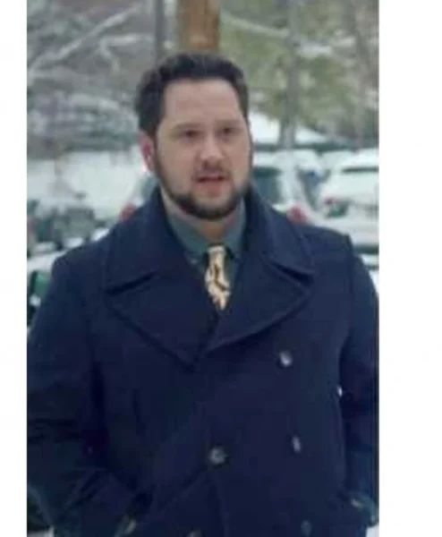 Archive 81 Mark Higgins Navy Blue Pea Coat front.webp