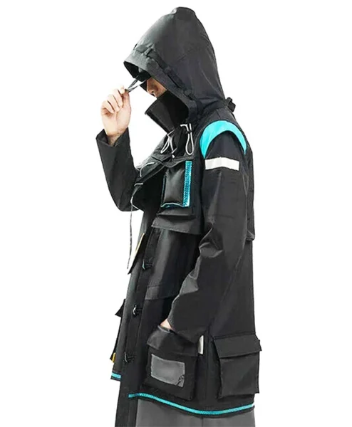 Arknights Doctor Black Coat With Hood left.webp
