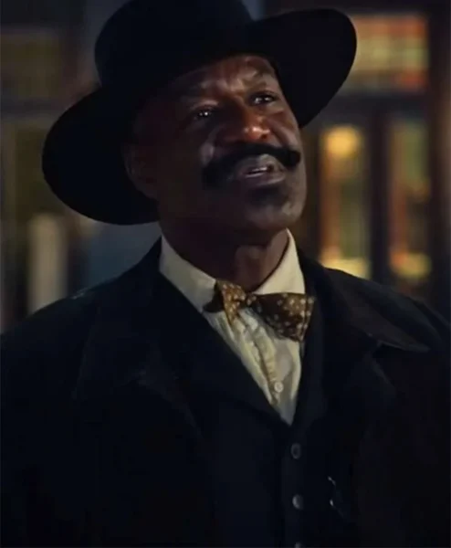 Bass Reeves The Harder They Fall Cotton Coat closeup.webp