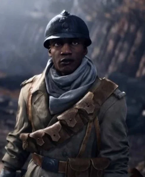 Battlefield 5 Deme Cisse Video Game Coat front.webp